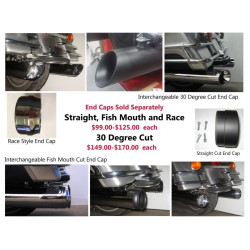 PartzBiz HD DD650Z-31T - D&D Black Milwaukee 8 M8 Billet Cat 2:1 2 Into 1 Exhaust Harley FLH 17-18 650Z-31T PartzBiz HD DD650Z-31T - D&D Black Milwaukee 8 M8 Billet Cat 2:1 2 Into 1 Exhaust Harley FLH 17-18 650Z-31T