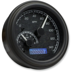PartzBiz HD DS22100380 - Dakota Digital Black/Gray & Black MVX Analog Gauge Speedo Tach Harley 96-03 | MVX-2002-KG-K PartzBiz HD DS22100380 - Dakota Digital Black/Gray & Black MVX Analog Gauge Speedo Tach Harley 96-03 | MVX-2002-KG-K