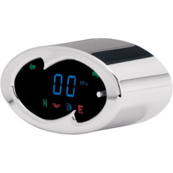 PartzBiz HD DS22100073 - Dakota Digital MCL-5100 Chrome Wave 5000 Series มาตรวัดความเร็ว Harley & Custom | MCL-5100