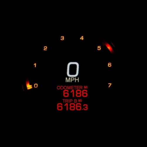 PartzBiz HD: 4419004-Dakota Digital MLX-2011-K Black LED 2000 Series FatBob Gauge Speedo Tach Can Bus