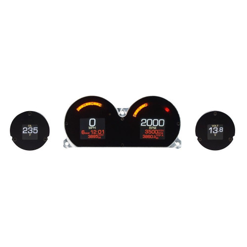 PartzBiz HD: 4418971-Dakota Digital MLX-8414 Plug-In 4 LED Gauge Cluster Harley FLH/T 14-18 PartzBiz HD: 4418971-Dakota Digital MLX-8414 Plug-In 4 LED Gauge Cluster Harley FLH/T 14-18