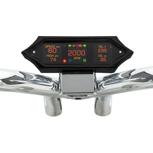 PartzBiz HD: 4418979-Dakota Digital MLX-9000 Series Speedometer Gauge Chrome Oval Universal MLX-9400 PartzBiz HD: 4418979-Dakota Digital MLX-9000 Series Speedometer Gauge Chrome Oval Universal MLX-9400