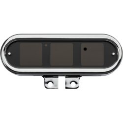 PartzBiz HD DS22100602 - Dakota Digital MLX-9000 Series เกจวัดความเร็ว Chrome Oval Harley Canbus 14-Up