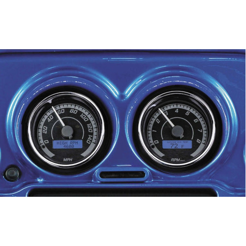 PartzBiz HD: 4418986-Dakota Digital MVX-8200-KG-C MVX-8K 2 Gauge Plug Black/Gray Chrome Bezels 96-03 | MVX-8200-KG-C PartzBiz HD: 4418986-Dakota Digital MVX-8200-KG-C MVX-8K 2 Gauge Plug Black/Gray Chrome Bezels 96-03 | MVX-8200-KG-C