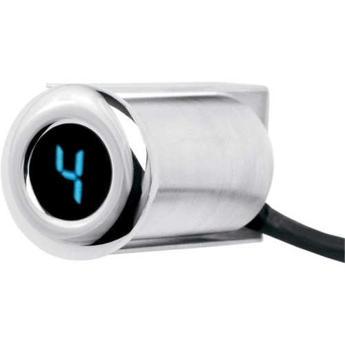 PartzBiz HD: 4418956-Dakota Digital PGR-1000-F Chrome Blue LED Auto Programming Gear Indicator Flush | PGR-1000-F PartzBiz HD: 4418956-Dakota Digital PGR-1000-F Chrome Blue LED Auto Programming Gear Indicator Flush | PGR-1000-F