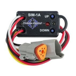 PartzBiz HD DS22100391 - Dakota Digital Sim-1 Speedometer Speedo Calibrator การปรับเทียบโมดูล Harley Softail FLH Dyna XL