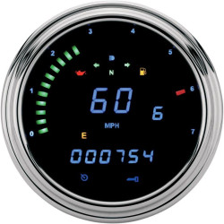 PartzBiz HD TR211047 - Dakota Digital MCL-2002 Blue LED 2000 Series FatBob เกจ Speedo Tach 96-03 | MCL-2002 PartzBiz HD TR211047 - Dakota Digital MCL-2002 Blue LED 2000 Series FatBob เกจ Speedo Tach 96-03 | MCL-2002