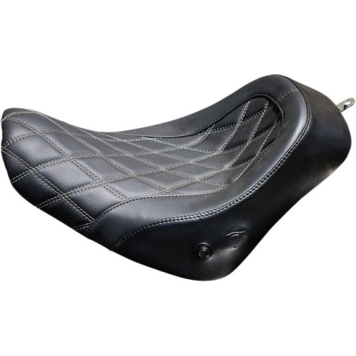PartzBiz HD: 4418940-Danny Gray 21-201DAIR Diamond Airhawk Weekday Solo Seat Harley FL Softail 18-Up best new saddle upgrade replacement custom classic PartzBiz HD: 4418940-Danny Gray 21-201DAIR Diamond Airhawk Weekday Solo Seat Harley FL Softail 18-Up best new saddle upgrade replacement custom classic