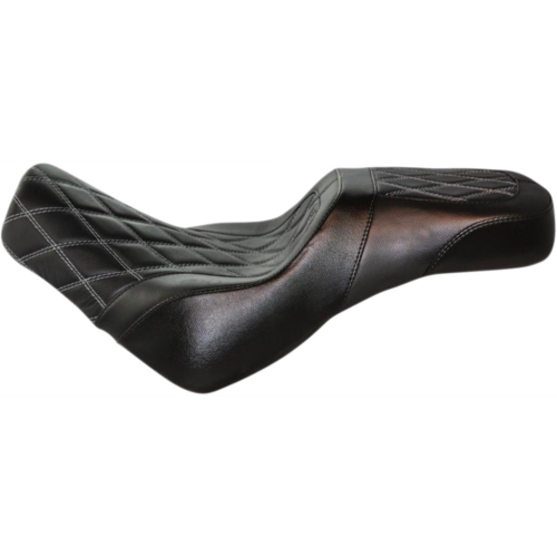 PartzBiz HD: 4418908-Danny Grey 24-811DIA วันธรรมดา 2-Up IST Diamond Stitch Seat 18-23 Harley FXBR FLFB Softail Milwaukee-8 0802-1138 08021138 830-0140