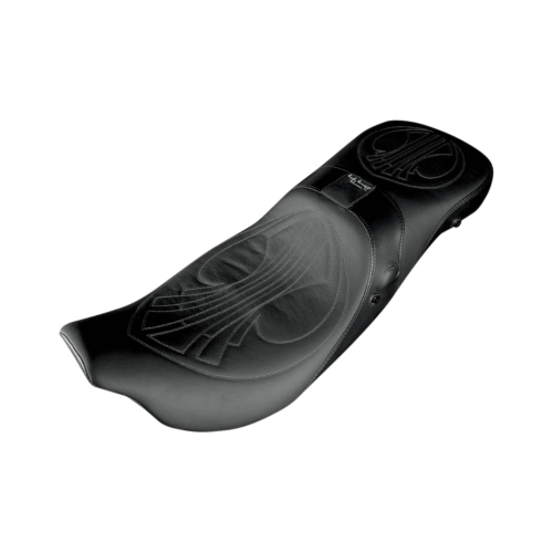 PartzBiz HD: 4418917-Danny Grey Airhawk Weekday 2-up XL Harley Seat Drag Stitch ไม่มีตัวเลือกพนักพิง 08-21 FL | 21-411DAIR