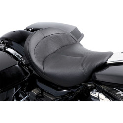 PartzBiz HD WP830-0106 - Danny Grey BigIST เบาะหนังสีดำ Solo Wide Saddle Seat Harley Touring 08-15 | แดนนี่ เกรย์ PartzBiz HD WP830-0106 - Danny Grey BigIST เบาะหนังสีดำ Solo Wide Saddle Seat Harley Touring 08-15 | แดนนี่ เกรย์