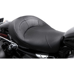 PartzBiz HD WP830-0101 - Danny Grey Black Vinyl Low Profile BigIst Air Solo Seat สำหรับ Harley Dyna 06-16 | FA-DGE-0276 PartzBiz HD WP830-0101 - Danny Grey Black Vinyl Low Profile BigIst Air Solo Seat สำหรับ Harley Dyna 06-16 | FA-DGE-0276