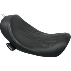 PartzBiz HD DS08030371 - Danny Grey Flame Stitch เบาะไวนิลสีดำ Buttcrack Solo สำหรับ Harley Dyna 06-16 | 22-603F PartzBiz HD DS08030371 - Danny Grey Flame Stitch เบาะไวนิลสีดำ Buttcrack Solo สำหรับ Harley Dyna 06-16 | 22-603F