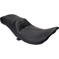 PartzBiz HD DS08010865 - Danny Grey LowIST 2-up Harley Seat หนังสีดำ สำหรับ 08-23 FL | FA-DGE-0290 PartzBiz HD DS08010865 - Danny Grey LowIST 2-up Harley Seat หนังสีดำ สำหรับ 08-23 FL | FA-DGE-0290