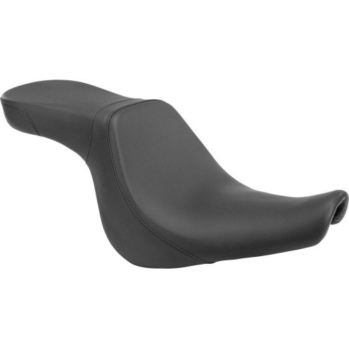 PartzBiz HD: 4418864-Danny Gray Lowist 2-Up Seat Vinyl Smooth Stitch Harley Softail 07-17 PartzBiz HD: 4418864-Danny Gray Lowist 2-Up Seat Vinyl Smooth Stitch Harley Softail 07-17