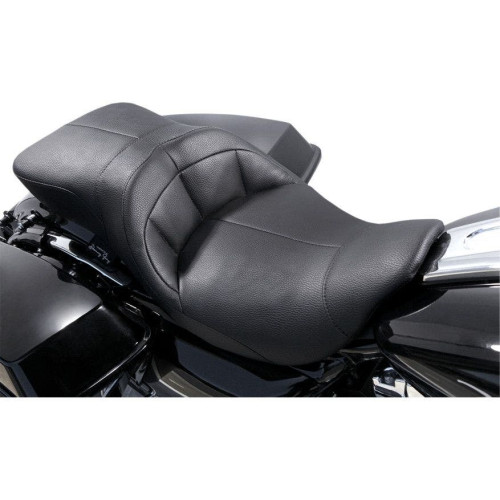 PartzBiz HD: 4418854-Danny Gray TourIST 2-Up Air Touring Black Vinyl Seat for Harley FLH/T 08-15 | Danny Gray PartzBiz HD: 4418854-Danny Gray TourIST 2-Up Air Touring Black Vinyl Seat for Harley FLH/T 08-15 | Danny Gray