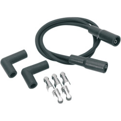 PartzBiz HD DT-3002 - สายหัวเทียน Daytona Twin Tec Black Universal 7 มม. สำหรับ Harley Twin Cam | 3002
