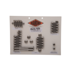 PartzBiz HD DS24011151 - เพชร 12 จุดสแตนเลสขัดเงาเครื่องยนต์ Bolt Kit สำหรับ Harley Touring M8 FLH FLT 17- PartzBiz HD DS24011151 - เพชร 12 จุดสแตนเลสขัดเงาเครื่องยนต์ Bolt Kit สำหรับ Harley Touring M8 FLH FLT 17-