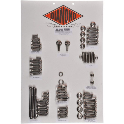 PartzBiz HD: 4418694-Diamond Engineering PB670S สแตนเลส 12 จุดชุดสลักเกลียวเครื่องยนต์ Harley FLH/T M8 ที่ดีที่สุดใหม่อัพเกรดเปลี่ยน Touring Bagger Dresser เกียร์ระบบขับเคลื่อนตัวยึดฮาร์ดแวร์ PartzBiz HD: 4418694-Diamond Engineering PB670S สแตนเลส 12 จุดชุดสลักเกลียวเครื่องยนต์ Harley FLH/T M8 ที่ดีที่สุดใหม่อัพเกรดเปลี่ยน Touring Bagger Dresser เกียร์ระบบขับเคลื่อนตัวยึดฮาร์ดแวร์