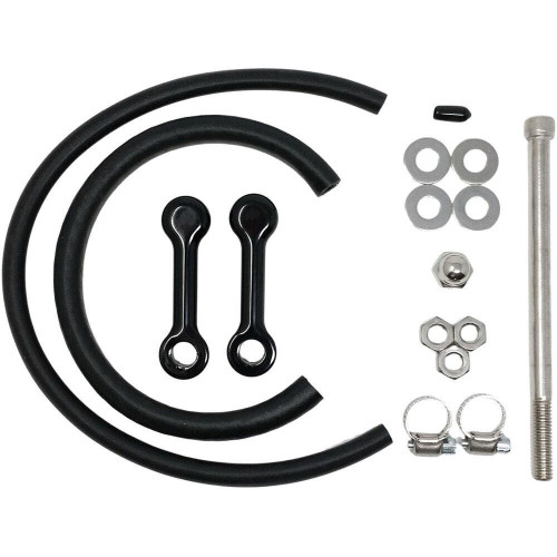 PartzBiz HD: 4418678-DK Custom Black 2" Billet Tank Lift Kit DK-SPT-TLK-2 Harley Dyna FXD 10-17 PartzBiz HD: 4418678-DK Custom Black 2" Billet Tank Lift Kit DK-SPT-TLK-2 Harley Dyna FXD 10-17