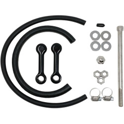 PartzBiz HD WP880-3027 - DK Custom Black 3 ” Billet Tank Lift Kit DK-DYN-TLK-3-DC Harley Dyna FXD 10-17 PartzBiz HD WP880-3027 - DK Custom Black 3 ” Billet Tank Lift Kit DK-DYN-TLK-3-DC Harley Dyna FXD 10-17