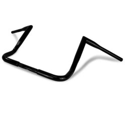PartzBiz HD M-HB-5002BK - DNA Black 12 ” Rise Monster Ape Hanger แฮนด์อ้วน 1.5 ” Harley 96-Up