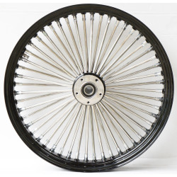 PartzBiz HD MS-18461838-RH-B - DNA Black Rim / ดุมล้อหลัง Mammoth 52 Spoke 18x4.25 ล้อ 02 - 07 รุ่น Touring