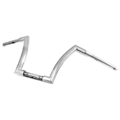 PartzBiz HD: 4418671-DNA Chrome 12" Rise Monster Wide Ape Hanger Fat Bars 1.5" Handlebars Harley 96-Up davidson Touring Softail Dyna road king low boy bob fat slim M-HB-4002