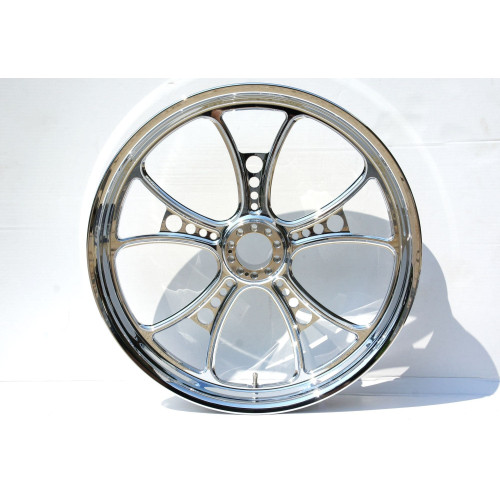 PartzBiz HD: 4418572-DNA Chrome Front Mammoth 52 Spoke 23x3.50 Wheel for 00 - 06 FXST(B.D) 00 - 05 FXDWG