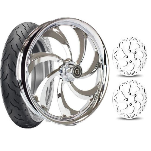 PartzBiz HD: 4418581-DNA Chrome Storm 21” ยางล้อหน้า Dual Rotors Package 09-21 Harley FLH PartzBiz HD: 4418581-DNA Chrome Storm 21” ยางล้อหน้า Dual Rotors Package 09-21 Harley FLH
