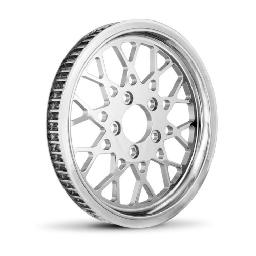 PartzBiz HD: 4418521-DNA Mesh Chrome 70 Tooth X 1-1/8" Rear Pulley Mesh Custom Harley HD - M-PL-0206 PartzBiz HD: 4418521-DNA Mesh Chrome 70 Tooth X 1-1/8" Rear Pulley Mesh Custom Harley HD - M-PL-0206
