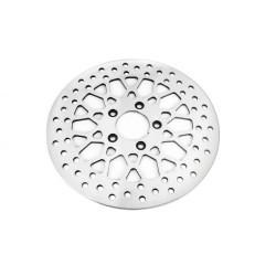 PartzBiz HD M-RT-1162 - DNA Mesh Polished Rear 11.8 Disc Rotor Package Harley Touring FLH/T | M-RT-1162 PartzBiz HD M-RT-1162 - DNA Mesh Polished Rear 11.8 Disc Rotor Package Harley Touring FLH/T | M-RT-1162