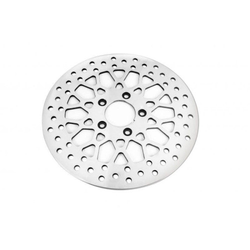 PartzBiz HD: 4418525-DNA Mesh Polished Rear 11.8 Disc Rotor Package Harley Touring FLH/T | M-RT-1162 PartzBiz HD: 4418525-DNA Mesh Polished Rear 11.8 Disc Rotor Package Harley Touring FLH/T | M-RT-1162