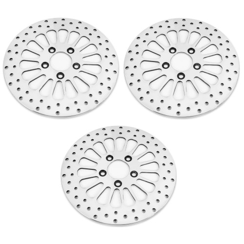 PartzBiz HD: 4418499-DNA Super Spoke Dual Front & Single Rear Polished Rotors 08-13 Harley Touring 044286 044479 M-RT-1100 M-RT-1102 PartzBiz HD: 4418499-DNA Super Spoke Dual Front & Single Rear Polished Rotors 08-13 Harley Touring 044286 044479 M-RT-1100 M-RT-1102