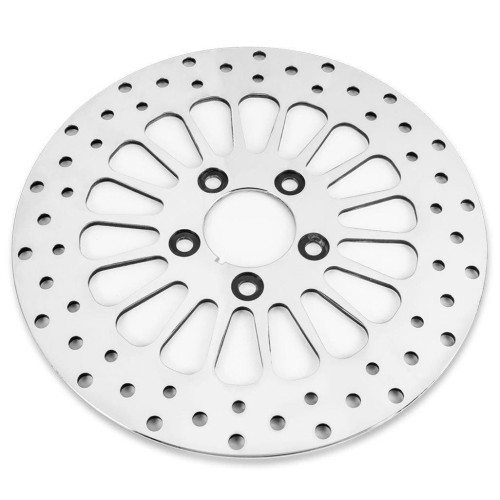 PartzBiz HD: 4418504-DNA Super Spoke Polished Rear 11.8 Disc Rotor Package Harley Touring FLH/T | M-RT-1102