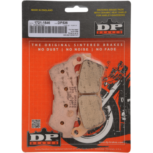 PartzBiz HD: 4418458-DP Brakes Front Sintered Metal Brake Pads DP536 Harley Sportster 14-20 PartzBiz HD: 4418458-DP Brakes Front Sintered Metal Brake Pads DP536 Harley Sportster 14-20