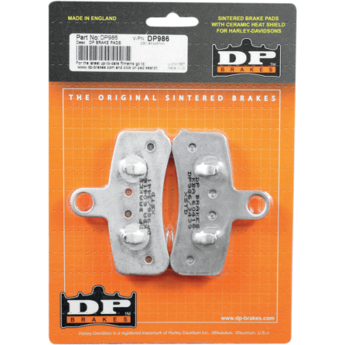 PartzBiz HD: 4418462-DP Brakes Front Sintered Metal Brake Pads DP986 Harley Softail Dyna 08-13