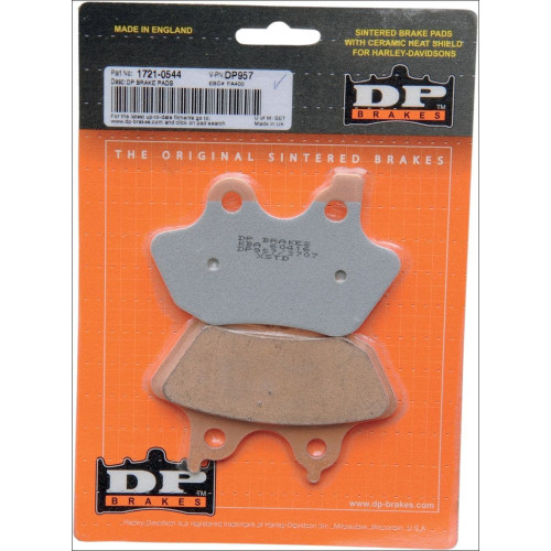 PartzBiz HD: 4418429-DP Brakes Sintered Metal Front & Rear Brake Pads for Harley Big Twin 05-07 DP-957 OEM REPL 44082-00A/00C