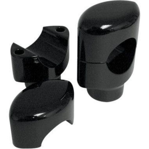 PartzBiz HD: 4418438-Drag 0602-0466 Black 1 1/2" Bar Big Buffalo 1.5" Risers Pair Metric Cruiser 0602-0466 06020466
