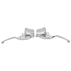 PartzBiz HD DS06101952 - Drag 0610-1952 Chrome Brake & Hydraulic Clutch Control Kit 17-18 Harley Touring 06101952 PartzBiz HD DS06101952 - Drag 0610-1952 Chrome Brake & Hydraulic Clutch Control Kit 17-18 Harley Touring 06101952