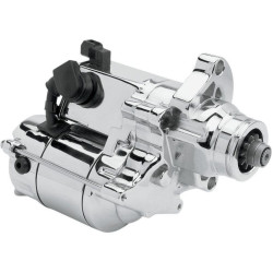 PartzBiz HD DS21100248 - ลาก 1.4kw Chrome High Performance OEM Replacement Starter Harley 07-16 Big Twin | 2110-0248 เปลี่ยน OEM 31621-06A