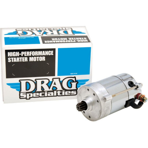 PartzBiz HD: 4418371-Drag 1.4kw Chrome High Performance Prestolite Starter Harley Pre-89 Big Twin | 80-1008 Repl OEM 31463-88T PartzBiz HD: 4418371-Drag 1.4kw Chrome High Performance Prestolite Starter Harley Pre-89 Big Twin | 80-1008 Repl OEM 31463-88T