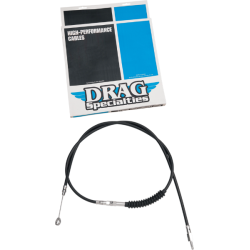 PartzBiz HD DS06521387 - Drag 62” สายคลัตช์ไวนิลสีดำประสิทธิภาพสูง OE Rpl 38664-00 Harley 87-06