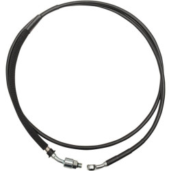 PartzBiz HD DS06610002 - Drag Black Braided Stock ความยาวสายคลัตช์ไฮดรอลิก CVO & 14-16 FLH | 0661-0002