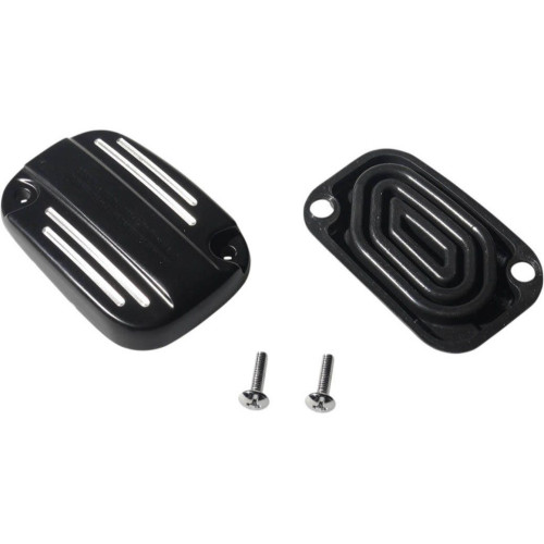 PartzBiz HD: 4418232-Drag Black Front Brake Master Cylinder Cover with Gasket Harley Touring FL 08-18 PartzBiz HD: 4418232-Drag Black Front Brake Master Cylinder Cover with Gasket Harley Touring FL 08-18