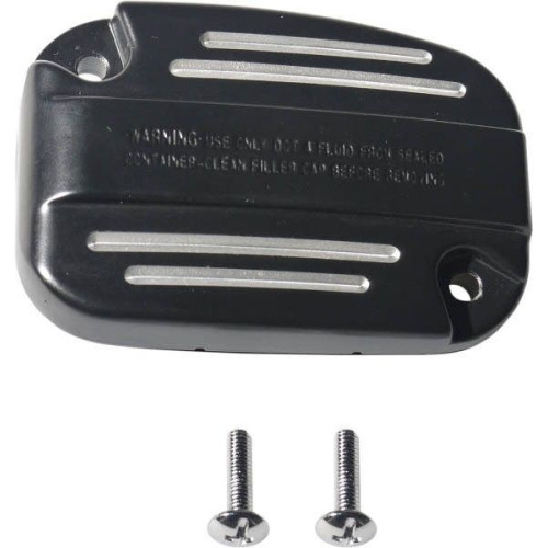 PartzBiz HD: 4418233-Drag Black Front Brake Master Cylinder Cover with Gasket Harley Touring FL 14-16 PartzBiz HD: 4418233-Drag Black Front Brake Master Cylinder Cover with Gasket Harley Touring FL 14-16