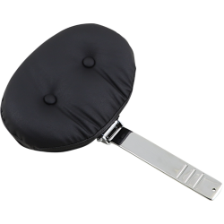 PartzBiz HD DS08220462 - Drag Black Large Pillion BackresT Pivoting Pad Tall Pillow Harley Touring FL 88-Up