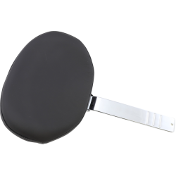 PartzBiz HD DS08220463 - Drag Black Large Pillion Backres Pivoting Pad Tall Bar Harley Touring FL 88-Up