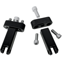 PartzBiz HD DS16201046 - Drag Black Passenger Floorboard to Peg Conversion Mounts Harley Touring FLH/T PartzBiz HD DS16201046 - Drag Black Passenger Floorboard to Peg Conversion Mounts Harley Touring FLH/T