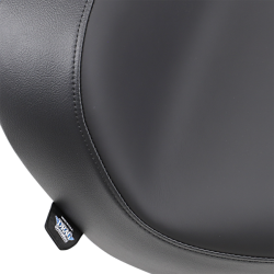 PartzBiz HD DS08020990 - Drag Black Solo Seat Smooth Vinyl Solar Reflective Harley Softail FXST 84-99
